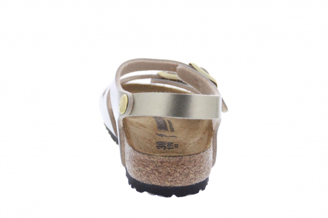 Birkenstock Rio Soft Metallic Or - Arrière