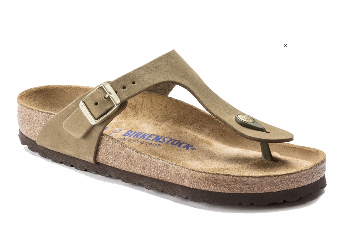birkenstock gizeh weichbettung pecan