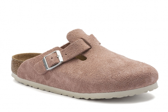 Birkenstock Boston SFB LEVE Rose - Dashoes.fr