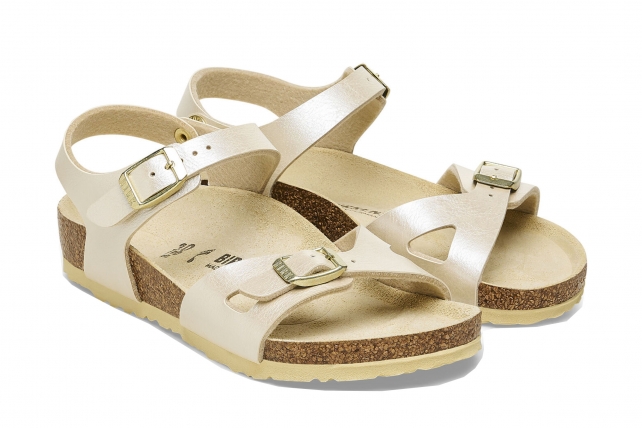 Birkenstock Rio Kid Graceful Pearl White - La paire